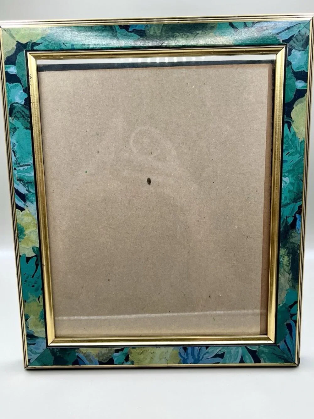 VTG 80s Burnes Tropical Botanical Picture Frame Set Mexico Floral Palm Beach